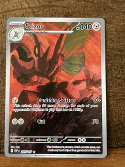 Scizor - SIR - 205/197 - Secret Rare Obsidian Flames - Pokemon TCG - Nm - Image 1