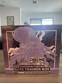 Pokemon Center Chilling Reign Elite Trainer Box ETB NEW SEALED Minor Rips Seepic - Image 1