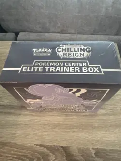 Pokemon Center Chilling Reign Elite Trainer Box ETB NEW SEALED Minor Rips Seepic - Image 2