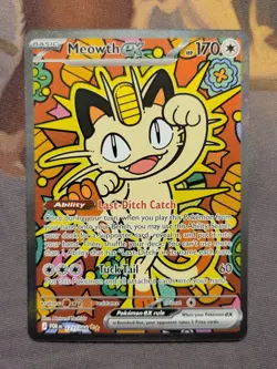 1x Meowth ex (121/088) - Perfect Order Special Illustration Rare Pokemon NM - Image 1