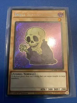 Yugioh Skull Servant BLMM-EN002 Secret Rare 1st Ed NM - Image 1