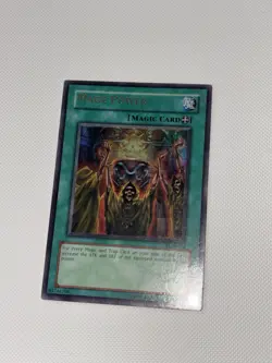 Mage Power Lon-050 Labyrinth of Nightmare Unlimited Small Name Shift Yugioh UR - Image 2