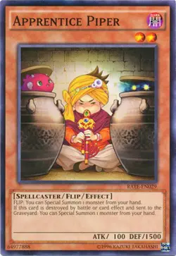 Apprentice Piper - RATE-EN029 - Common - Unlimited Edition - Moderately Played - Image 1
