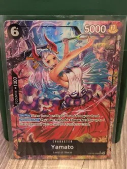 One Piece Yamato Alt Art OP16-098 SR The Time of Battle ENGLISH - Image 3