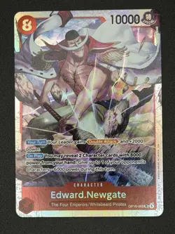 One Piece The Time of Battle OP-16 - Edward.Newgate OP16-003 Super Rare - Image 1