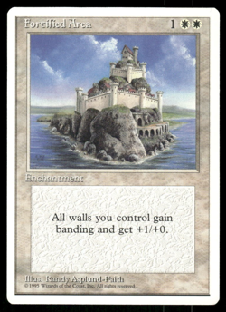 Fortified Area 4th Edition MTG Magic the Gathering card - Image 1