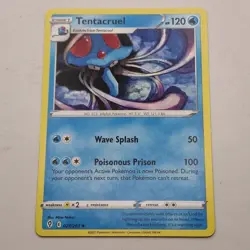 Tentacruel Pokemon Card 027/203 Evolving Skies 2021 Stage 1 Uncommon Water - Image 1