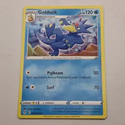 Golduck Pokemon Card 025/203 Evolving Skies 2021 Stage 1 Uncommon Water - Image 1