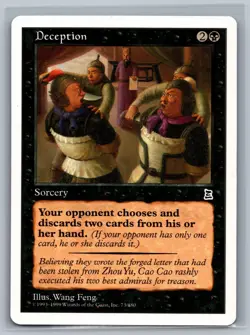 Magic The Gathering Portal Three Kingdoms Deception #73/180 MTG TCG CCG - Image 1