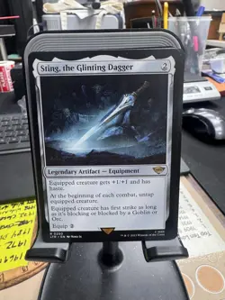Magic The Gathering Sting The Glinting Dagger Lord of the Rings Rare MTG - Image 1