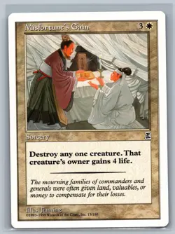 Magic The Gathering Portal Three Kingdoms Misfortune's Gain #13/180 MTG TCG CCG - Image 1
