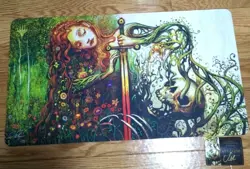 A Rebirth Burning In Vengeance Playmat Seb Mckinnon Signed Mtg - Image 1
