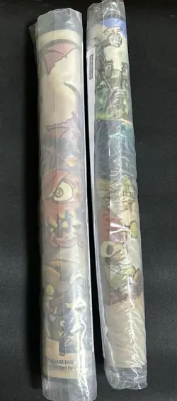 Mtg Ff Magic War Festival Playmat 2-Piece Set Chocobo Moogli - Image 1