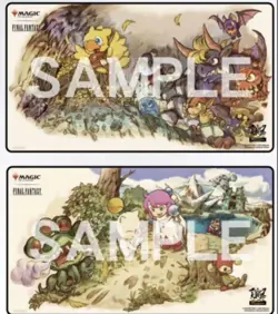 Mtg Ff Magic War Festival Playmat 2-Piece Set Chocobo Moogli - Image 4