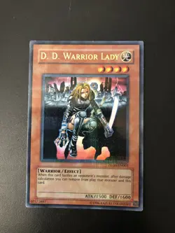 Yugioh D.D. Warrior Lady Ultra Parallel Rare HL06-EN003 LP - Image 1