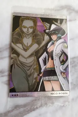 Nico Robin SR No.10-07 One Piece Anime Wafer Card Holo Japanese BANDAI - Image 1