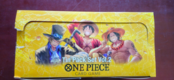 NEW ONE PIECE TIN PACK SET VOL 2 DISPLAY X12 TS-02 - Image 1