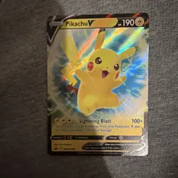 Pikachu V Holo Promo SWSH: Sword & Shield Promo Cards SWSH198 NM - Image 1