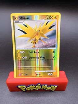 Zapdos 48/147 Platinum Supreme Victors Pokemon 2009 Card Reverse Holo Rare NM - Image 1