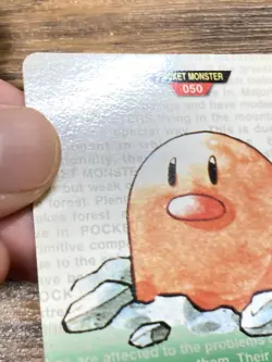 Pokemon Carddass Card Diglett No.50 Bandai Pocket Monsters Green ver. 1996 - Image 4