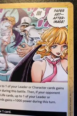 Paper Art Afterimage OP13-115 Common Carrying On His Will One Piece Card Game - Image 3
