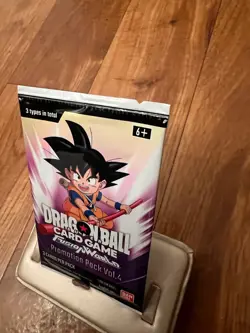 Dragon Ball World Promotion Cards and Packs Vol 4 Fusion English Set of 13 Packs - Image 3