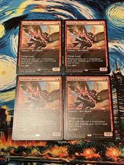 Mtg Super Rare 8 Sheets In The World Slickshot Show-Off 4 Set With Store Name - Image 2