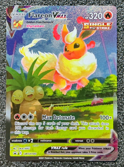 Flareon VMAX - SWSH180 - SWSH: Sword & Shield Promo Cards (SWSD) - Image 1