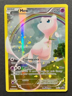 Mew XY110 XY PROMO RARE HOLO Pokemon Card Mythical FULL ART Generations NM - Image 1