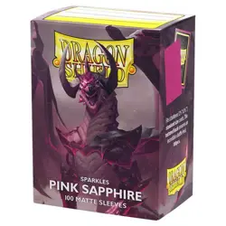 Dragon Shield Pink Sapphire Standard Size Matte Card Sleeves 100 CT - Image 1