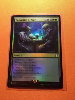 MTG Magic The Gathering Casualties Of War LP Foil PIP Rare Golgari Fallout - Image 1