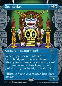 Spellseeker (Borderless Foil) [SLD 1165] MtG Secret Lair - Wizards of the Street - Image 1