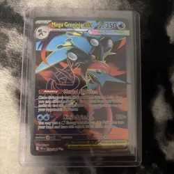 Mega Greninja Ex Full Art 100/086 English Pokemon TCG Chaos Rising - Image 1