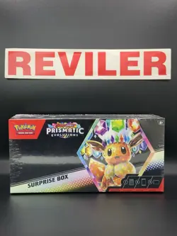 Pokemon TCG Prismatic Evolutions Surprise Box Factory Sealed Damage Box - Image 1