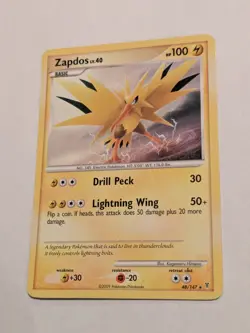 Zapdos - 48/147 [Supreme Victors] Pokemon TCG - Regular RARE - MP/LP - Image 1