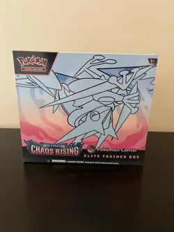 Pokemon Chaos Rising Pokemon Center ETB Elite Trainer Box Factory Sealed New - Image 1