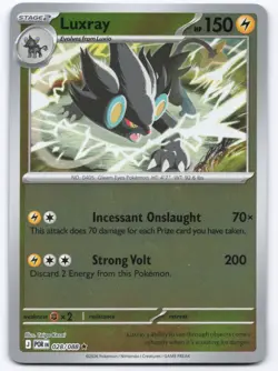 Pokemon TCG Luxray 028/088 Reverse Holo Perfect Order NM - Image 1