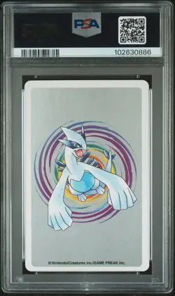 2000 POKEMON SILVER VERSION PLAYING CARDS 2 OF SPADES #185 SUDOWOODO PSA 8 - Image 2