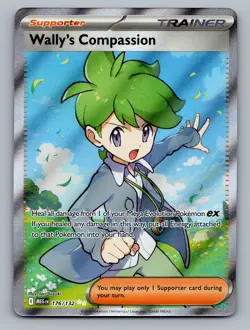 2025 Pokemon MEG EN Mega Evolution #176/132 Wally's Compassion Ultra Rare NM - Image 1
