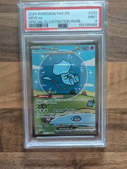 Pokemon TCG Bubble Mew EX 232/091 Special Illustration Rare Paldean Fates PSA 9 - Image 1