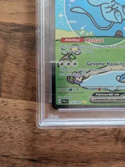 Pokemon TCG Bubble Mew EX 232/091 Special Illustration Rare Paldean Fates PSA 9 - Image 4