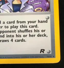 Imposter Oak's Revenge 76/82 Team Rocket LP Pokemon 76/82 - Image 4