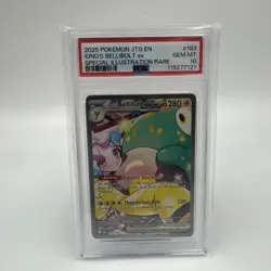 2025 Pokemon JTG EN IONO’S Bellibolt EX PSA 10 - Image 1