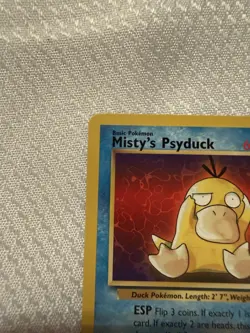 Pokemon TCG Misty’s Psyduck 90/132 Gym Heroes WOTC Vintage Pokemon Card - Image 2