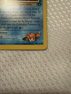 Pokemon TCG Misty’s Psyduck 90/132 Gym Heroes WOTC Vintage Pokemon Card - Image 4