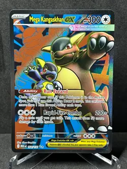Pokemon Mega Kangaskhan EX 164/132 Mega Evolution Ultra Rare Full Art Holo NM - Image 1