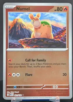 Pokemon Numel #021/132 English Mega Evolution Reverse Holo - Image 1
