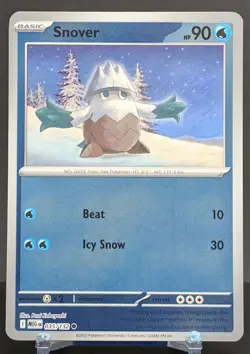 Pokemon Snover #035/132 English Mega Evolution Reverse Holo - Image 1