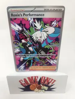 Roxie's Performance 121/086 Me04: Chaos Rising Holo Pokemon BUF +6 - Image 1