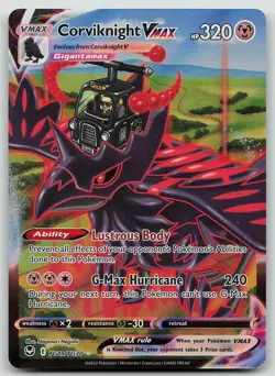 Pokemon Corviknight VMAX TG19/TG30 Silver Tempest Trainer Gallery Holo NM - Image 1